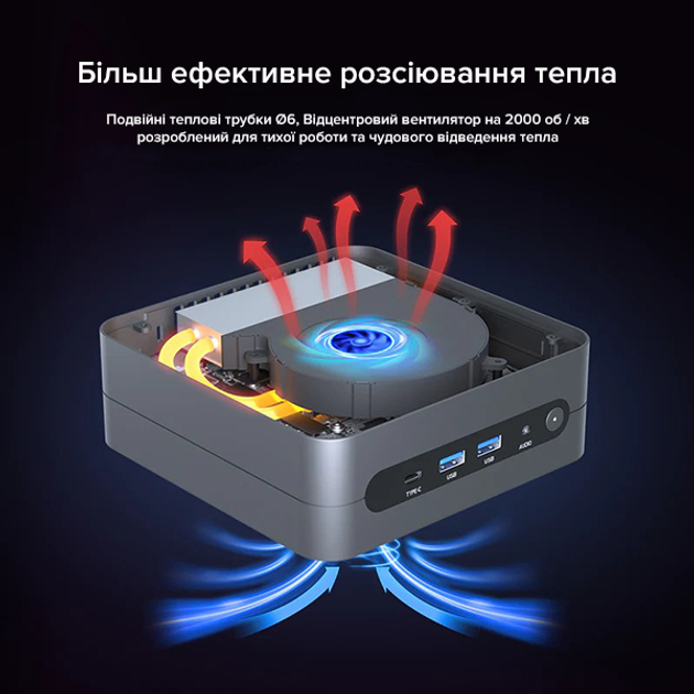 Витринный образец Игровой Мини-ПК Acepc WizBox AI F1M на Intel Ultra 5 125H 32/512 ГБ - изображение 6