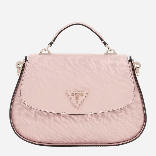 Сумка жіноча середня Guess Eco Jazlynn HWEZG952320-ROS Рожева (800070334882) - зображення 1