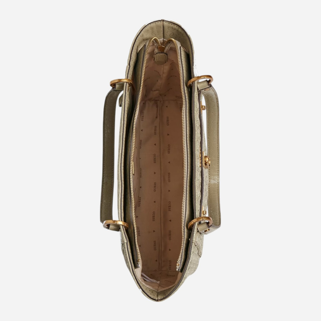 Сумка шопер жіноча Guess Noelle HWGI7879230-SAG Зелена (800070318734) - зображення 3