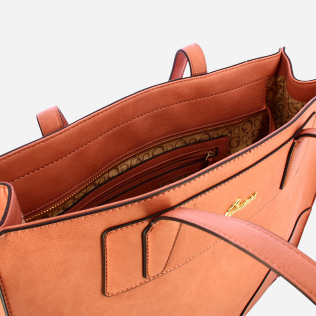 Сумка шопер жіноча Guess Hertta HWHERTP3924-PCH Рожева (800070312053) - зображення 4