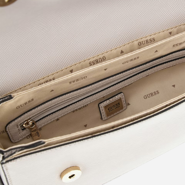 Torebka crossbody damska duża Guess Brynlee HWVG8983200-STO Biała (800070307583) - obraz 4