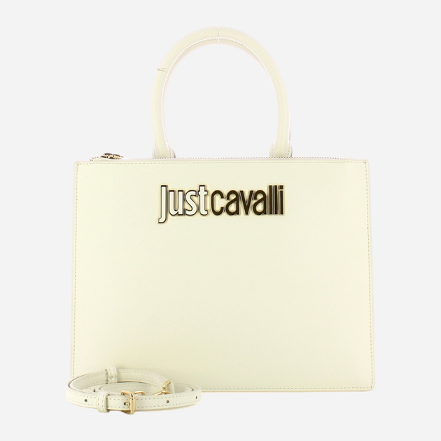 Сумка крос-боді через плече жіноча середня Just Cavalli 76RA4BB1ZS766003 Біла (800070321865) - зображення 4