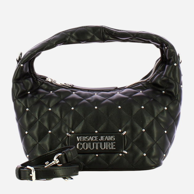 Сумка багет жіноча маленька Versace Jeans 75VA4BQ1ZS823899 Чорна (800070310012) - зображення 4