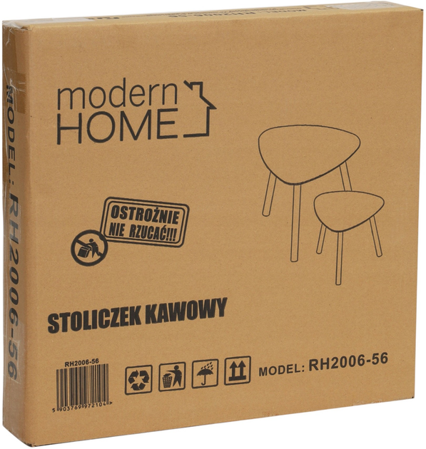 Журнальний столик ModernHome by Multistore комплект 2 шт (RH2006-56) - зображення 6