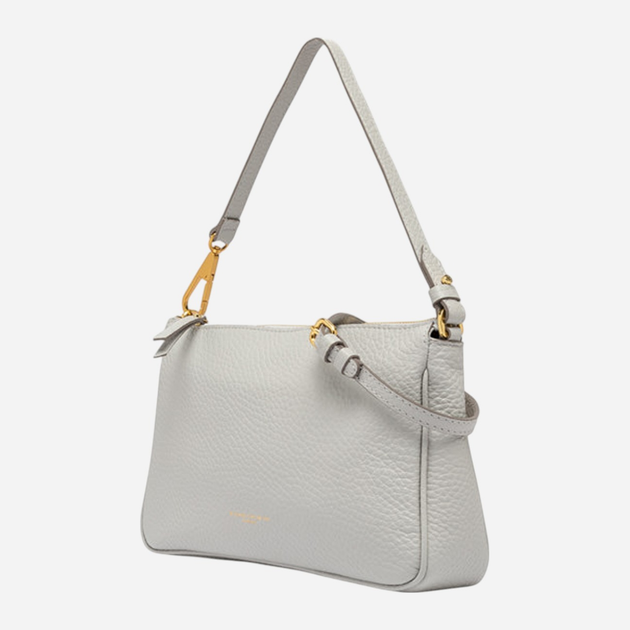 Сумка жіноча з натуральної шкіри середня Gianni Chiarini Brooke BS-10911-TKL-13310 Сіра (800070331818) - зображення 3