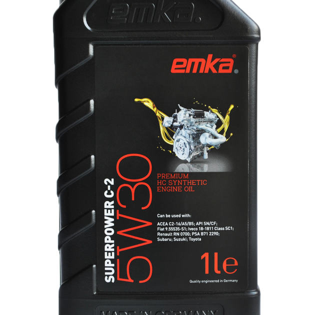 Олива моторна Emka Superpower C-2 5W30 1л - зображення 4