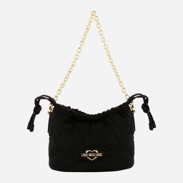 Сумка крос-боді через плече жіноча маленька Love Moschino Borsa JC4033PP1ILE0000 Чорна (800070317993) - зображення 1