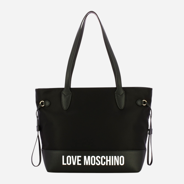 Сумка шопер жіноча Love Moschino Borsa JC4250PP0IKE100A Чорна (800070318012) - зображення 1