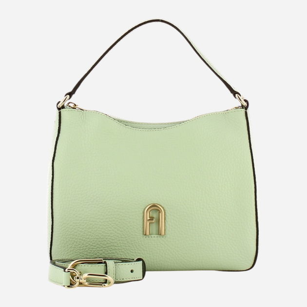 Torba damska skórzana Furla Primula S WB00882BX0041FEL0090 Zielona (800070302236) - obraz 3