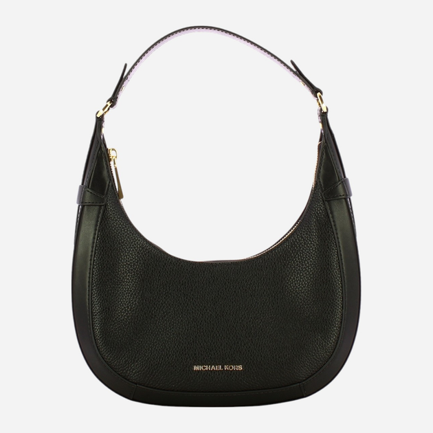 Сумка хобо жіноча з натуральної шкіри середня Michael Kors Preston 30S4G0PL5L-001 Чорна (800070326555) - зображення 1