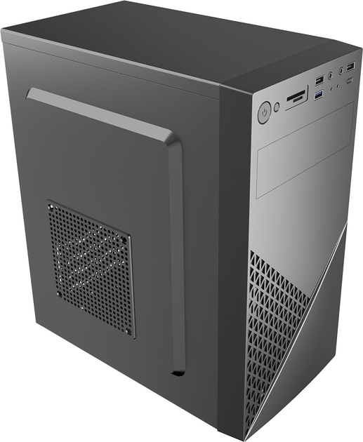Obudowa Gembird Fornax K170 + zasilacz 600W Black (CCC-FC-K170-600W) - obraz 4