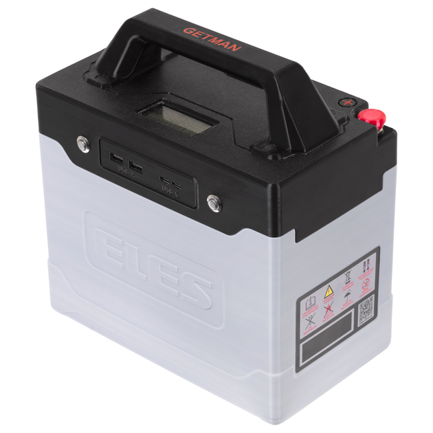 Акумуляторна батарея ELES GETMAN TB 4S7P 12,8V; 105 Ah; 1,34kWt; BMS150; D; L 2U2C BL+GR - изображение 3