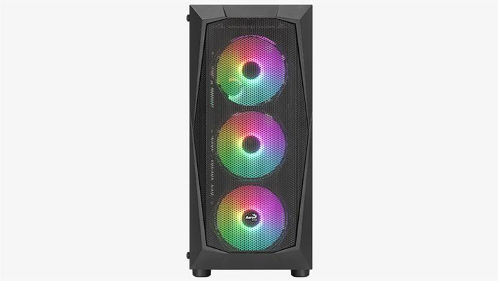 Корпус AeroCool Falcon-G-BK-v2 Black без БП 3415 - изображение 2