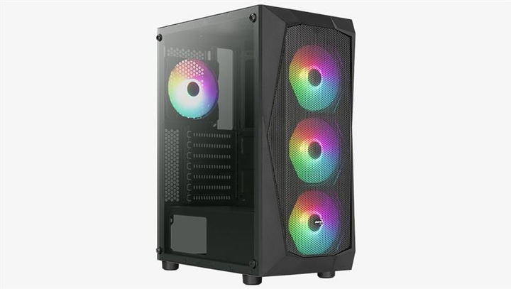 Корпус AeroCool Falcon-G-BK-v2 Black без БП 3415 - изображение 3