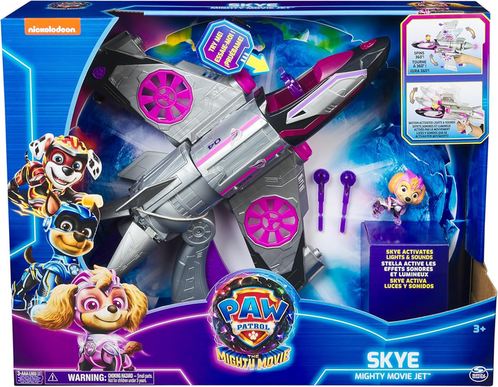 Zestaw do zabawy Spin Master Psi Patrol Mighty Movie Jet Skye 6067498 (0778988486269) - obraz 1