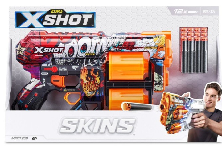 Blaster Zuru X-Shot Skins Dread wyrzutnia (4894680023826) - obraz 1