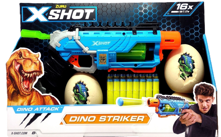 Blaster Zuru X-Shot Dino Attack striker (4894680022317) - obraz 1