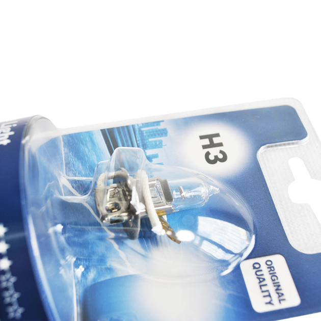 Лампа галогенна Bosch Pure Light H3 12V 55W PK22s (блістер 1 шт.) 1987301006 - изображение 2