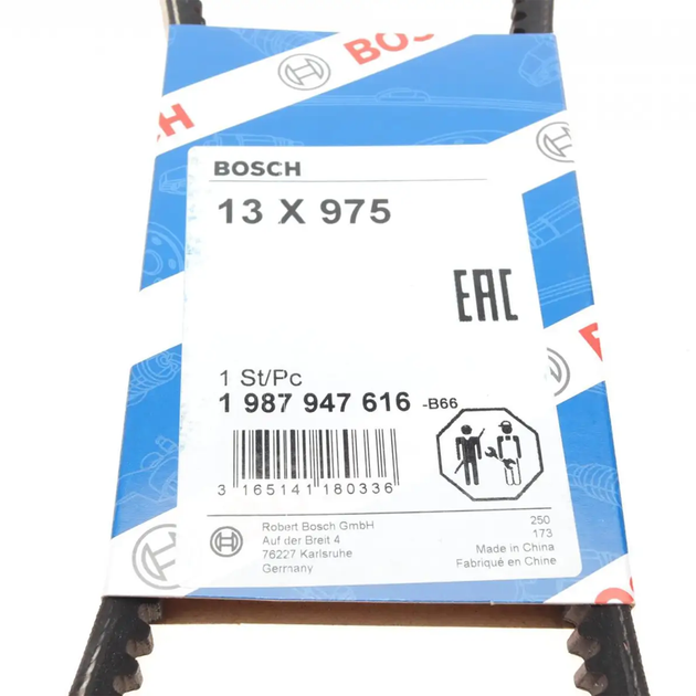 Ремінь клиновий Bosch (13x975) 1987947616 - изображение 5