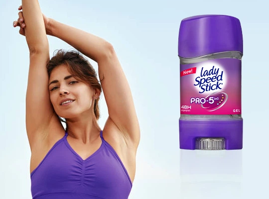 Антиперспирант-дезодорант женский Lady Speed Stick Benefit Pro 5 in 1 гелевый 65 мл - изображение 5