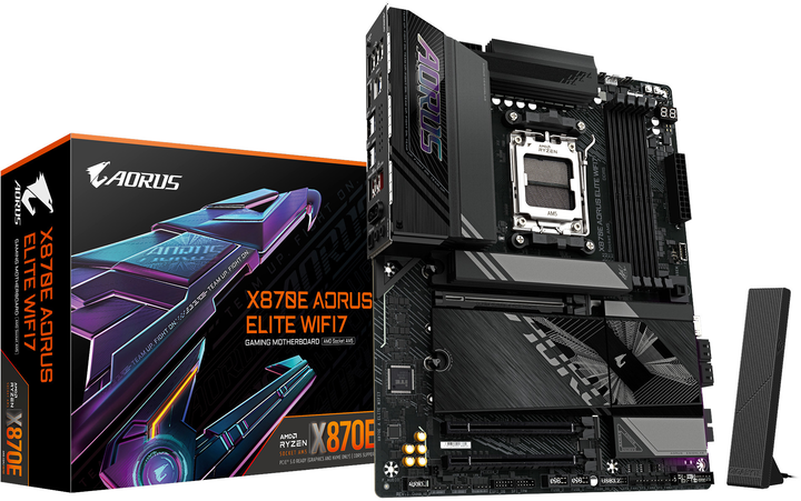 Płyta główna Gigabyte X870E AORUS ELITE (sAM5, AMD X870E, PCI-Ex16) - obraz 1