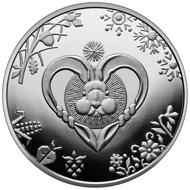 Рік Кролика (Кота) Східний календар 5 гривень 2022 рік (2023) Україна Колекційна монета НБУ (Банківський стан) - Фото 1 Рік Кролика (Кота) Східний календар 5 гривень 2022 рік (2023) Україна Колекційна монета НБУ (Банківський стан) - изображение 1
