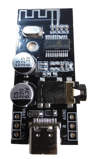 MH-M38 плата MP3 Bluetooth 4.2 приемник с усилителем 2х5Вт - TYPE-C - изображение 2