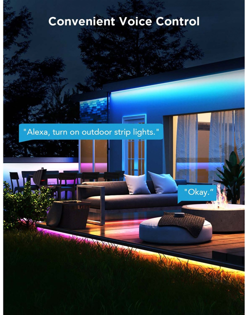 Inteligentna taśma LED Govee RGBICWW Outdoor Strip Light Pro 10 m (6974316999430) - obraz 6