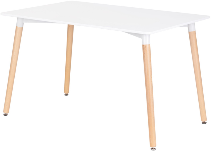 Stół do jadalni ModernHome by Multistore 120 x 60 cm biały (5903332062157) - obraz 3