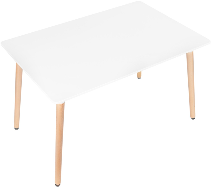 Stół do jadalni ModernHome by Multistore 120 x 60 cm biały (5903332062157) - obraz 4