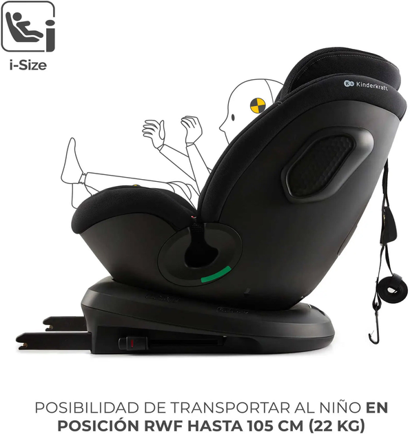 Автокресло Kinderkraft Xpedition 3 i-Size Black (KCXPED03BLK0000) (00-00305300) - изображение 16