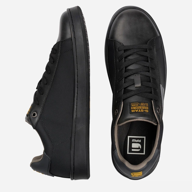 Sneakersy męskie do kostki G-Star Raw Recruit Ccv 2342-50506-0903 41 Czarne (8720656920850) - obraz 7