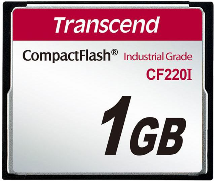 Карта пам'яті Transcend CF220I Compact Flash 1GB (TS1GCF220I) - зображення 1