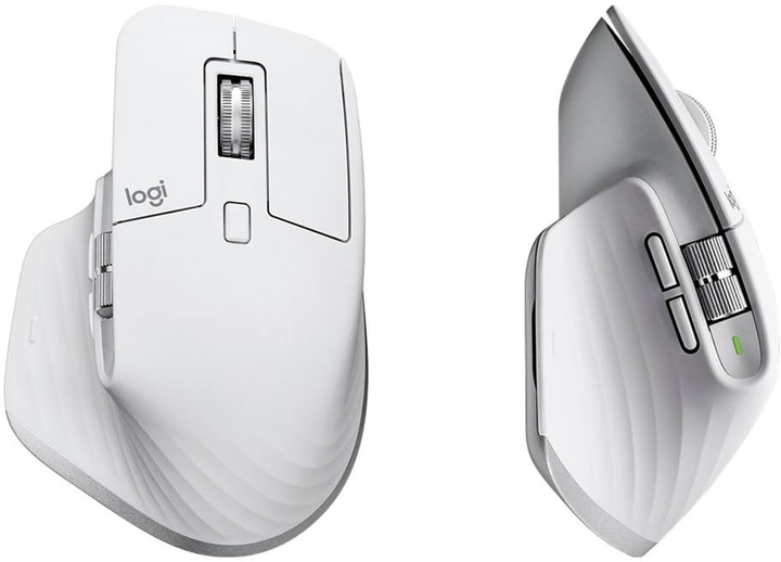 Мышь Logitech MX Master 3S Performance Wireless Mouse Bluetooth Pale Grey (910-006560) - изображение 7