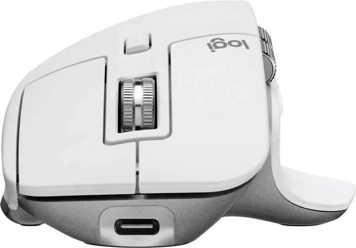 Миша Logitech MX Master 3S For Mac Performance Wireless Mouse Pale Grey (910-006572) - зображення 4