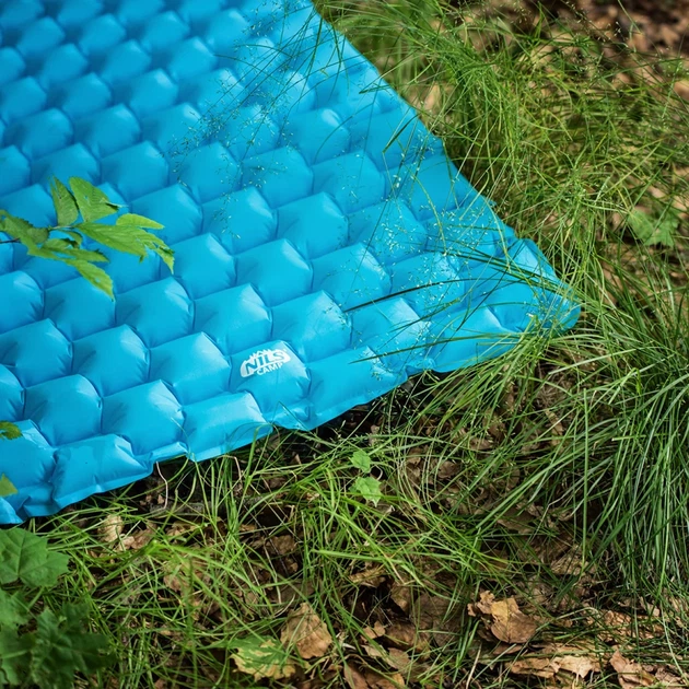Килимок туристичний NILS CAMP NC4007, 240 х 60 х 5 см - блакитний - изображение 5