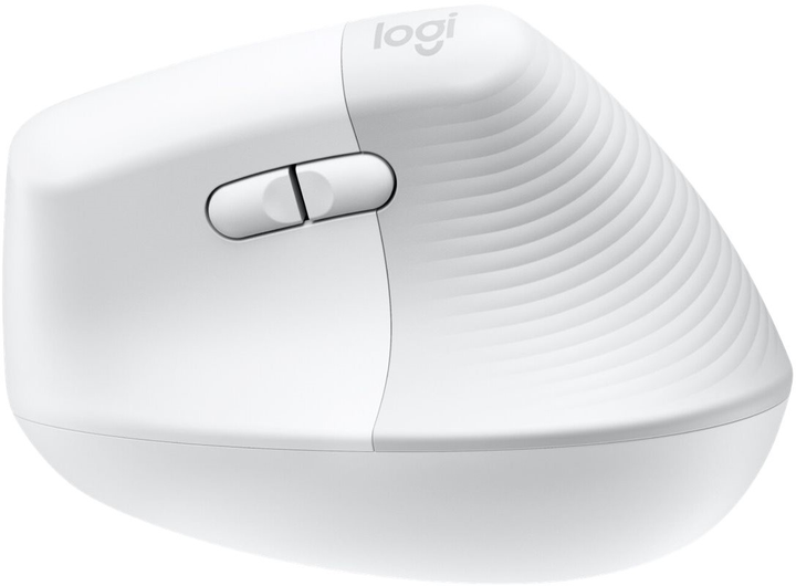 Mysz Logitech Lift for Mac Vertical Ergonomic Mouse Off White (910-006477) - obraz 3