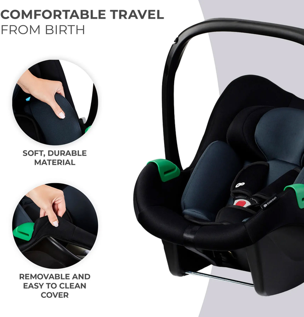 Автокресло-переноска Kinderkraft Mink Pro i-Size Black (KCMINKPRBLK0000) (00-00305303) - изображение 4