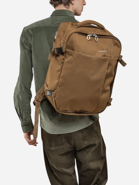 Дорожный рюкзак 18 л Tucano Tugo' M Cabin 15.6" BKTUG-M-MC Коричневый (8020252194267) 