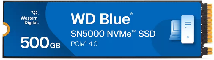 Dysk SSD Western Digital SN5000 500GB M.2 2280 NVMe PCIe 4.0 x4 3D TLC NAND (WDS500G4B0E-00CNZ0) - obraz 1