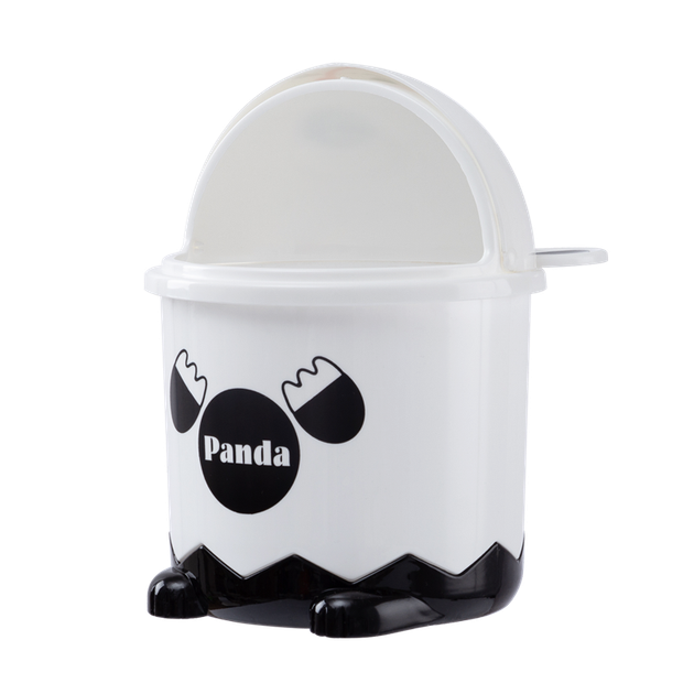 Ведро для мусора MVM настольное с крышкой BIN-07 3.2л Белое (BIN-07 3.2L WHITE) - изображение 2