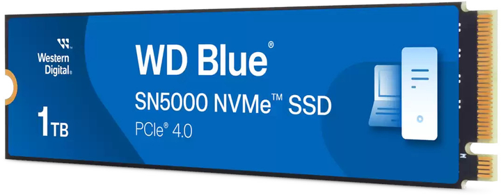 SSD диск Western Digital SN5000 1TB M.2 2280 NVMe PCIe 4.0 x4 3D TLC NAND (WDS100T4B0E-00CNZ0) - зображення 2