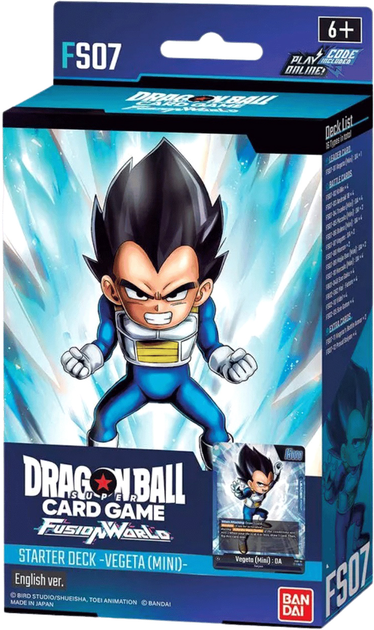 Набір карток Bandai Dragon Ball Z Super Card Game: Fusion World Starter Deck Vegeta (810059787476) - зображення 1