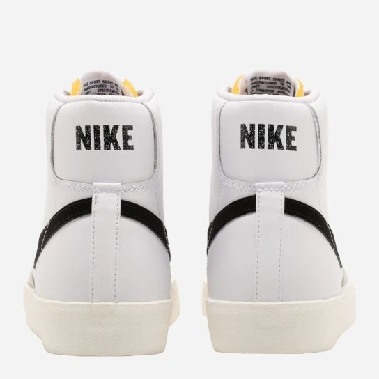 Sneakersy męskie skórzane Nike Blazer Mid '77 Vintage BQ6806-100 47.5 Białe (192499280343) - obraz 4