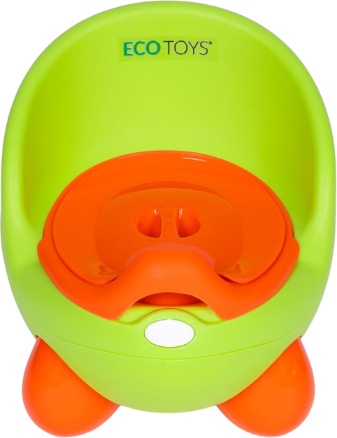 Дитячий горщик EcoToys на ніжках Зелено-помаранчевий (5905817004508) - зображення 3