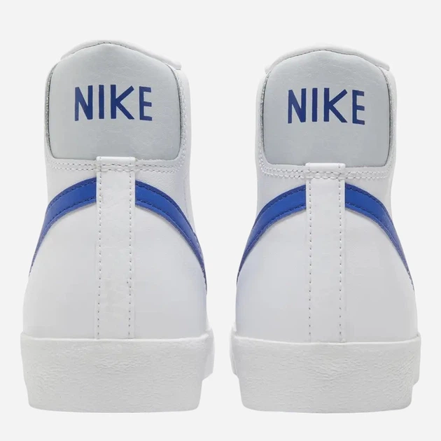 Sneakersy męskie skórzane Nike Blazer Mid 77 Vintage BQ6806-124 44 (10US) Białe (196604360050) - obraz 4