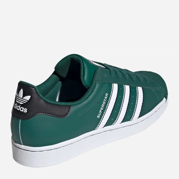 Чоловічі кеди низькі adidas Originals Superstar IF3633 44 (9.5UK) Зелені (4066764430220) - зображення 3