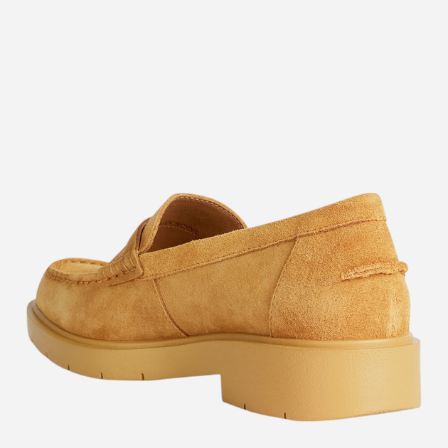 Loafersy damskie zamszowe Geox D25QRA00022-C2002 36 23.4 cm Musztardowe (8056206024731) - obraz 3