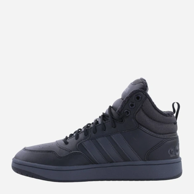 Чоловічі черевики adidas Hoops 3.0 Mid WTR GW6421 44.5 Чорні (4065427821641) - зображення 4