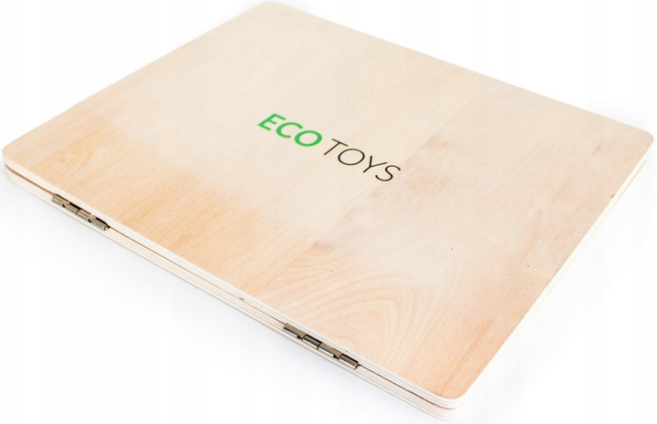 Дерев' яний навчальний ноутбук EcoToys з магнітною дошкою (5903089062813) - зображення 4